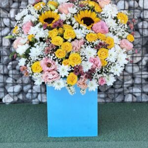 فشن باکس مربع آبی تیفانی