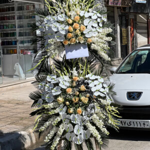 تاج گل دوطبقه ترحیم