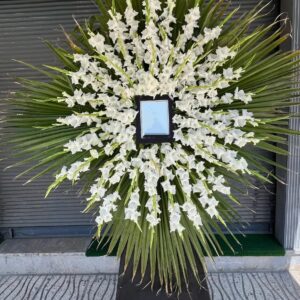 تاج گل یک‌طبقه ترحیم